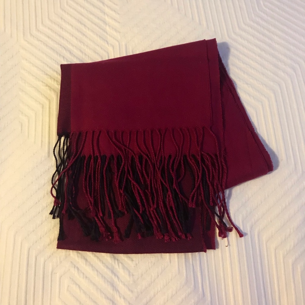 Nordstrom Two Tone Purple Cashmere Scarf